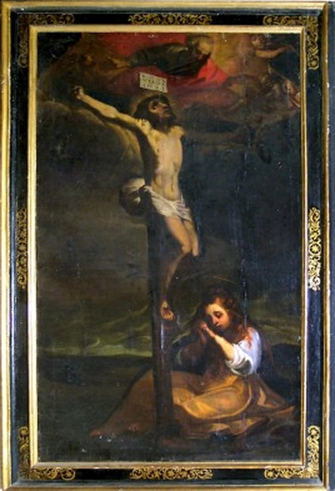 Gesù Cristo crocifisso con Maria Maddalena - Colle val d'Elsa, Montalcino, Siena